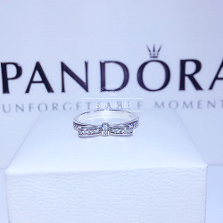 Clearance)New Authentic PANDORA Sterling Silver Bow Ring 190906CZ RRP£45 |  eBay